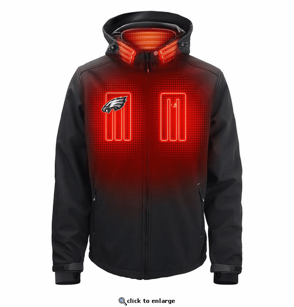 ActionHeat Philadelphia Eagles 5V Men's Softshell Battery Heated Jacket