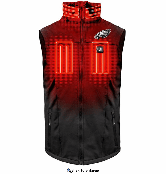 ActionHeat Philadelphia Eagles 5V Men's Softshell Battery Heated Vest