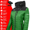 ActionHeat Philadelphia Eagles 5V Women's Colorblock Puffer Battery Heated Jacket