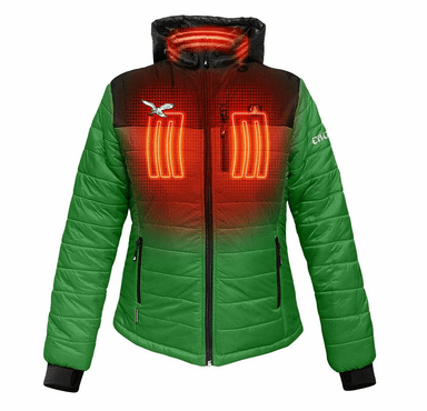 ActionHeat Philadelphia Eagles 5V Women's Colorblock Puffer Battery Heated Jacket