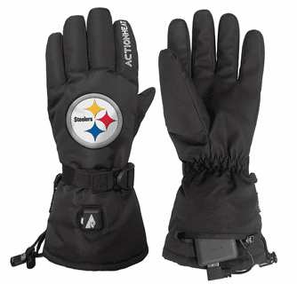 ActionHeat Pittsburgh Steelers 5V Battery Heated Gloves