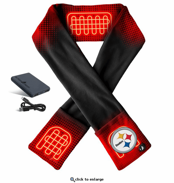 ActionHeat Pittsburgh Steelers 5V Battery Heated Scarf
