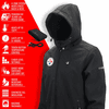 ActionHeat Pittsburgh Steelers 5V Men's Softshell Battery Heated Jacket