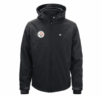 ActionHeat Pittsburgh Steelers 5V Men's Softshell Battery Heated Jacket