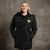 ActionHeat Pittsburgh Steelers 5V Women's Long Puffer Battery Heated Jacket