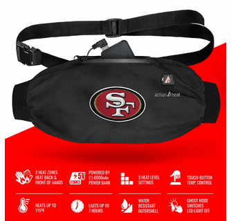 ActionHeat San Francisco 49ers 5V Battery Heated Hand Muff