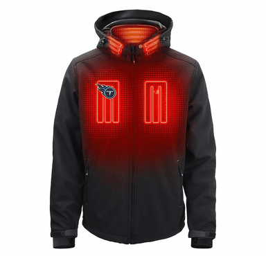 ActionHeat Tennessee Titans 5V Men's Softshell Battery Heated Jacket