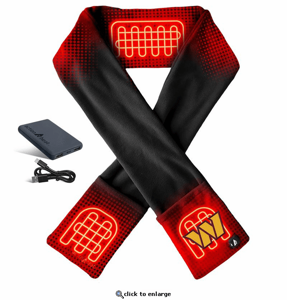ActionHeat Washington Commanders 5V Battery Heated Scarf