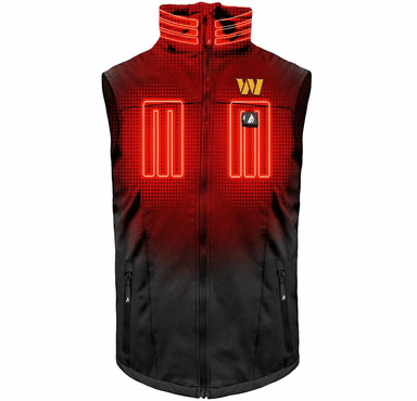 ActionHeat Washington Commanders 5V Men's Softshell Battery Heated Vest