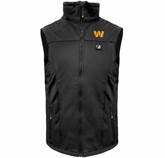 ActionHeat Washington Commanders 5V Men's Softshell Battery Heated Vest