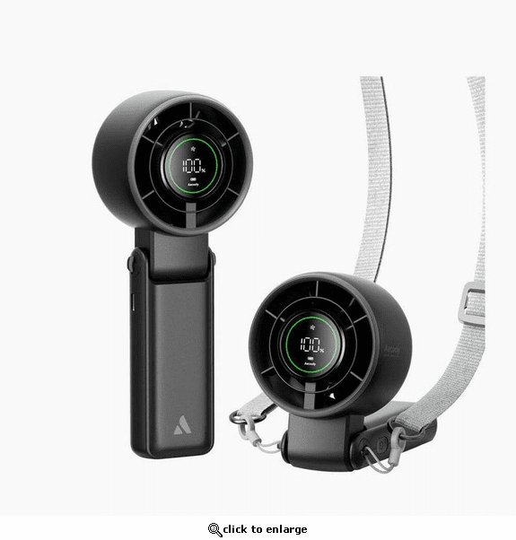 Aecooly Portable Handheld Fan Halo 02