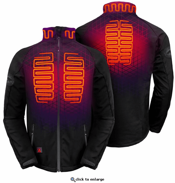Aheata 7V Men's Softshell Battery Heated Jacket