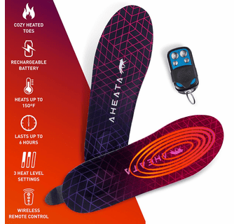 Aheata Rechargeable Heated Insoles with Remote