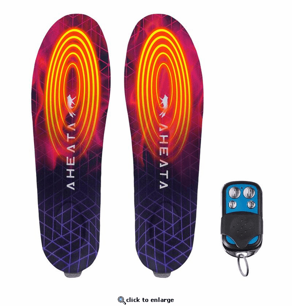 Aheata Rechargeable Heated Insoles with Remote