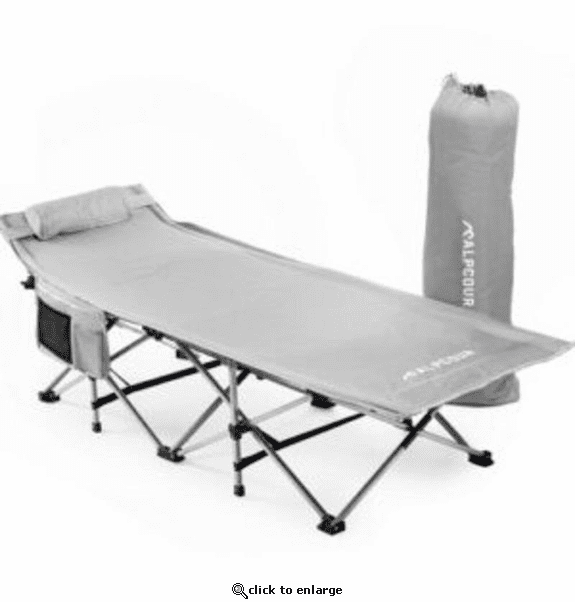 Alpcour Folding Camping Cot - Large