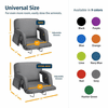 Alpcour Premium Reclining Stadium Seat with Armrests and Side Pockets - Wide
