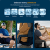 Alpcour Reclining Stadium Seat with Armrests and Side Pockets - X-Wide
