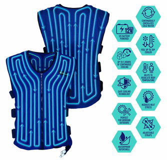 AlphaCool 12V Motorcycle Circulatory Cooling Vest System