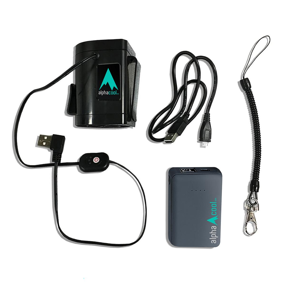 AlphaCool Portable Clip On Belt Fan Clip On Fans