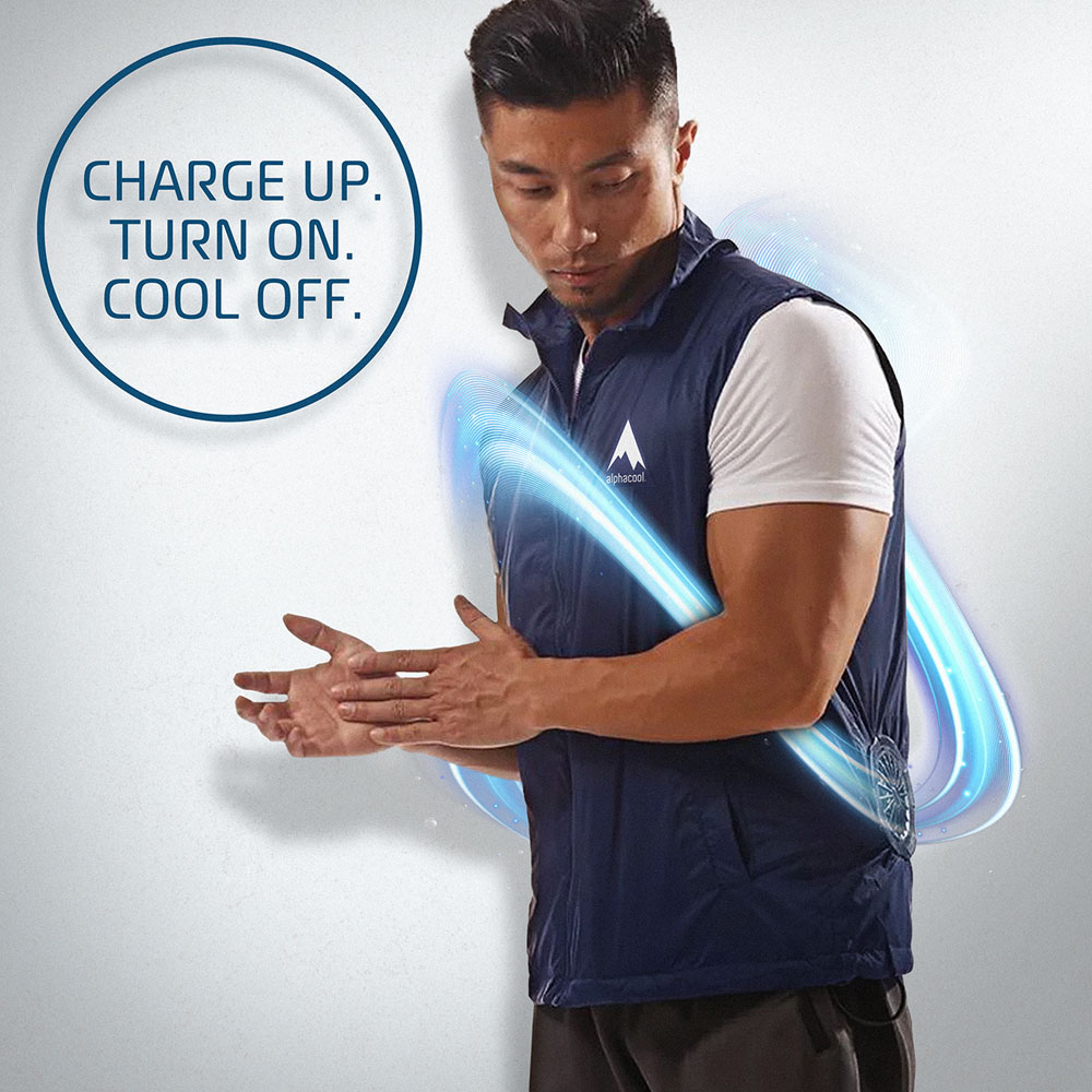 Cooling Fan Vest Noraui Storm Fan Jacket, Burtle Fan Jacket, 360