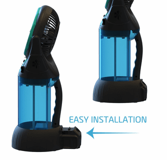 AlphaCool Extended Life 10,000 mAh Battery for Portable High-Velocity Misting Fan