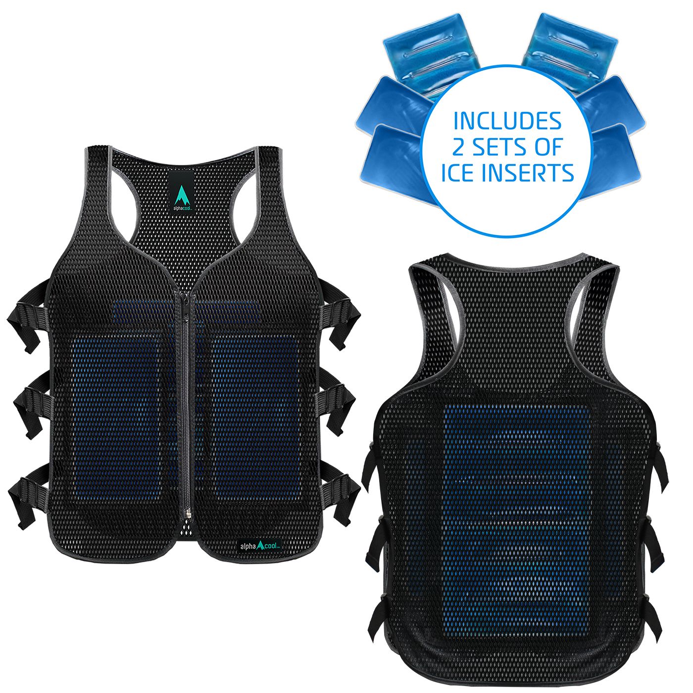 AlphaCool Frosty Body Cooling Ice Vest My Cooling Store