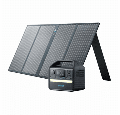 Anker Solar Generator 521 - PowerHouse 256Wh with 100W Solar Panel