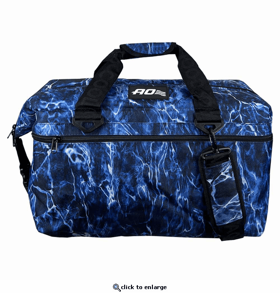 AO Coolers Mossy Oak Elements Series 48 Pack Cooler - Bluefin