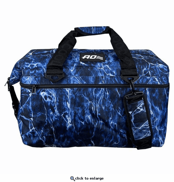 AO Coolers Mossy Oak Elements Series 48 Pack Cooler - Bluefin