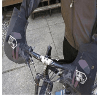 Bar Mitts Cold Weather Mountain Commuter Bike Handlebar Mittens for Bar Ends Mirror - XL - Extreme