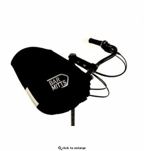 Bar Mitts Townie Dutch Style Mustache Handlebar Mitts - Black