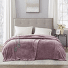 Beautyrest 100% Polyester Knitted Solid Microlight to Solid Microlight Heated Blanket - Twin