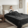 Beautyrest 100% Polyester Solid Microlight Reversible Heated Blanket - King