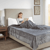 Beautyrest 100% Polyester Solid Microlight to Solid Microlight Heated Blanket - Queen