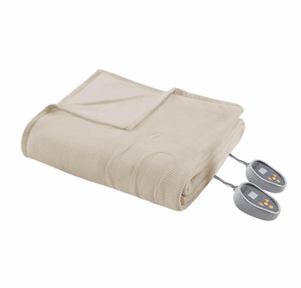 Beautyrest Electric Micro Fleece Heated Blanket - Full
