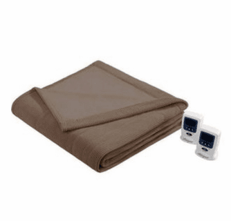 Beautyrest Electric Micro Fleece Heated Blanket - Twin