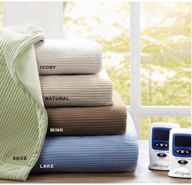 Beautyrest Electric Micro Fleece Heated Blanket - Twin