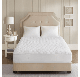 Beautyrest Heated Microfiber Mattress Pad with 3M Scotchgard - Twin / Twin XL