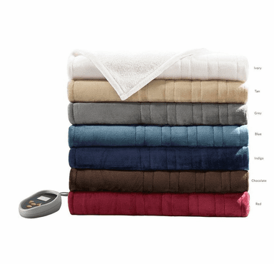 Beautyrest Heated Microlight to Berber Blanket - King