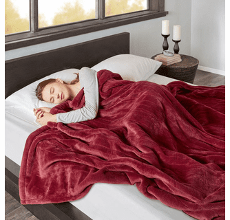 Beautyrest Heated Microlight to Berber Blanket - Twin
