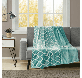 Beautyrest Heated Ogee Throw - 60"W x 70"L