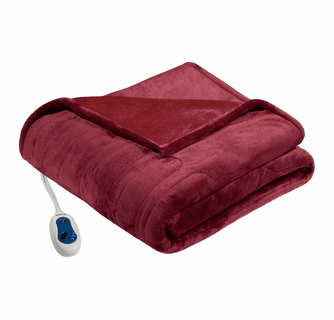 Beautyrest Heated Plush Throw