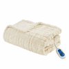 Beautyrest Heated Zuri Oversized Faux Fur Throw - 50