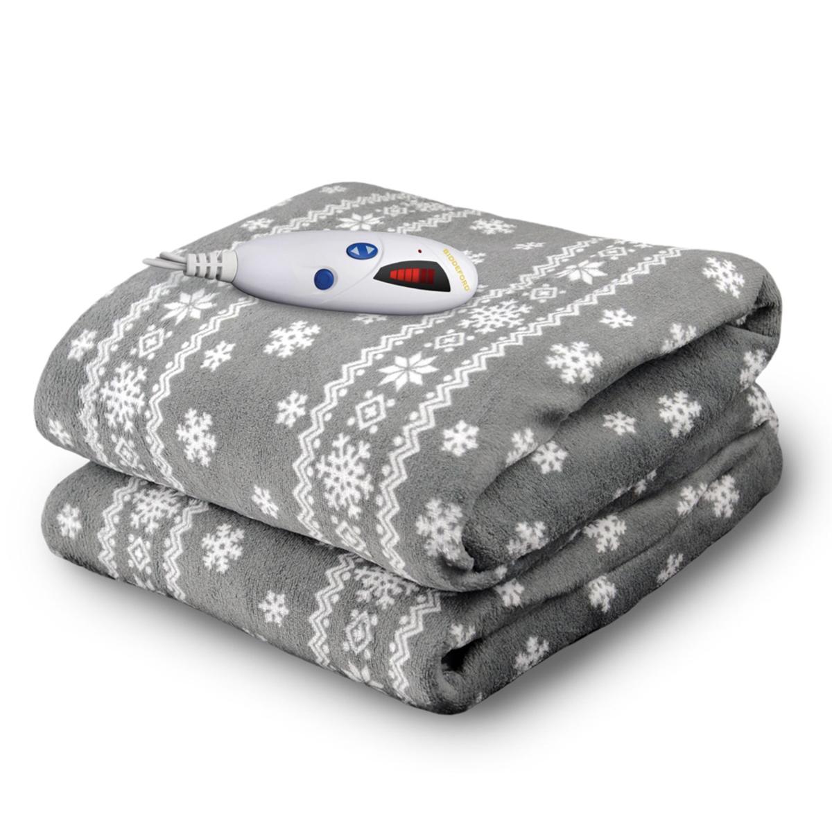 Biddeford Blankets Micro Plush Electric Heated Throw with Digital  Controller - My Cooling Store