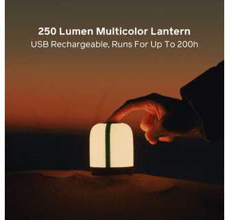 BioLite Alpenglow 250 Lumen Multicolor USB Lantern