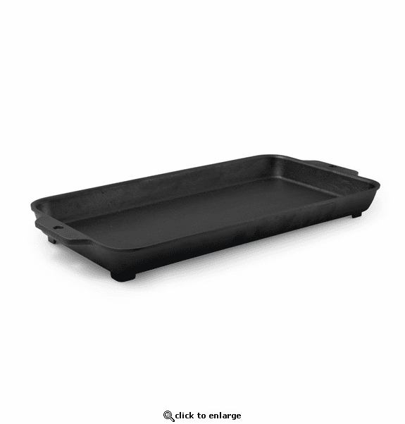 BioLite FirePit Griddle - Pre-Seasoned Cast Iron Outdoor Griddle