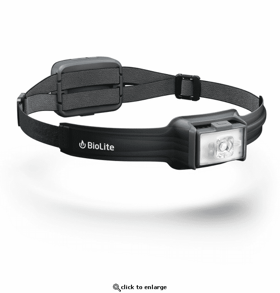 BioLite HeadLamp 800 Pro Performance USB HeadLamp - Midnight Gray