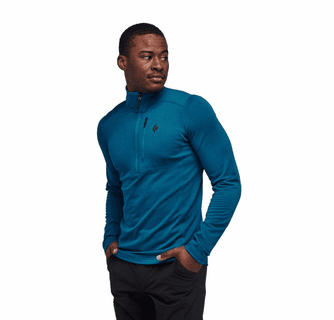 Black Diamond Men's Coefficient LT Quarter Zip Pullover