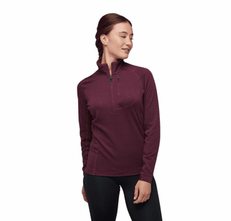 Black Diamond Women's Coefficient LT Quarter Zip Pullover