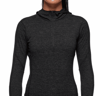 Black Diamond Women's Solution 150 Merino Quarter Zip Hoody